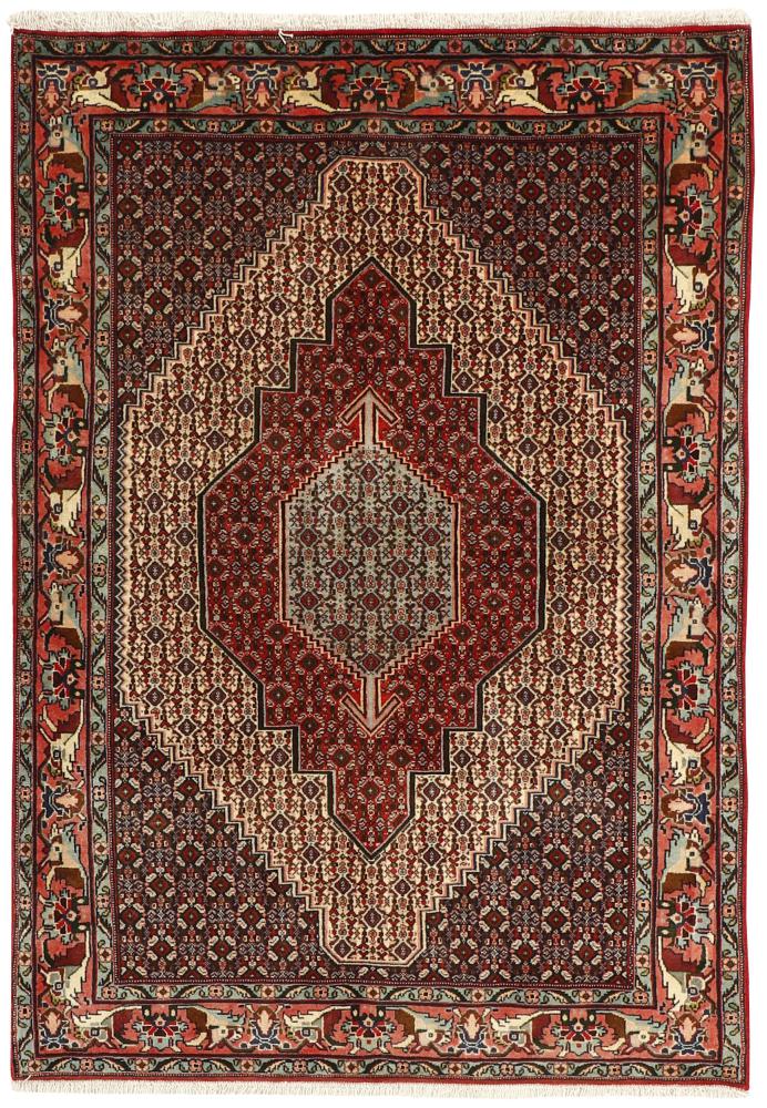 Persian Rug Senneh 5'9"x4'1" 5'9"x4'1", Persian Rug Knotted by hand