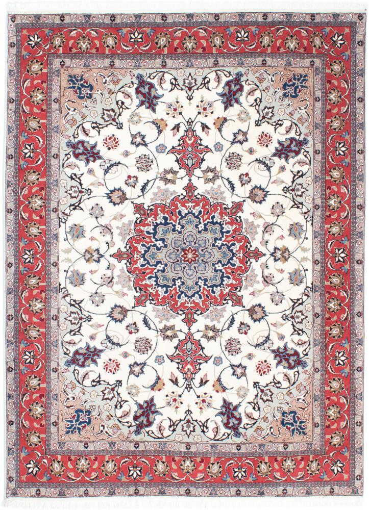 Persian Rug Tabriz 50Raj 6'7"x4'10" 6'7"x4'10", Persian Rug Knotted by hand