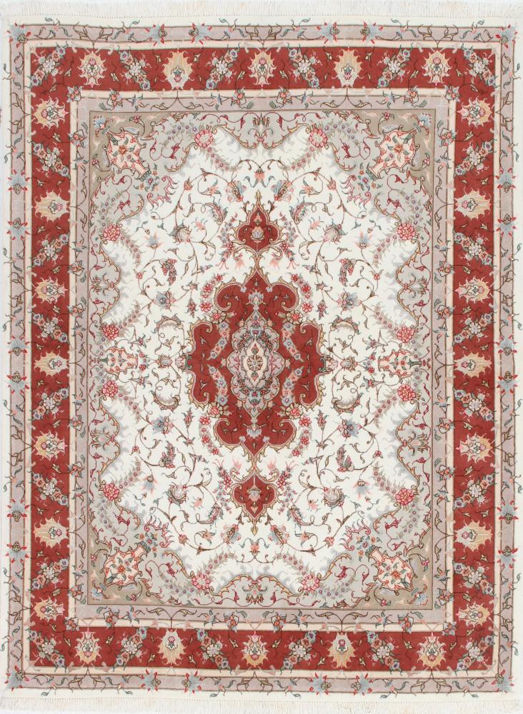 Tapis persan Tabriz 50Raj 6'5"x4'11" 6'5"x4'11", Tapis persan Noué à la main