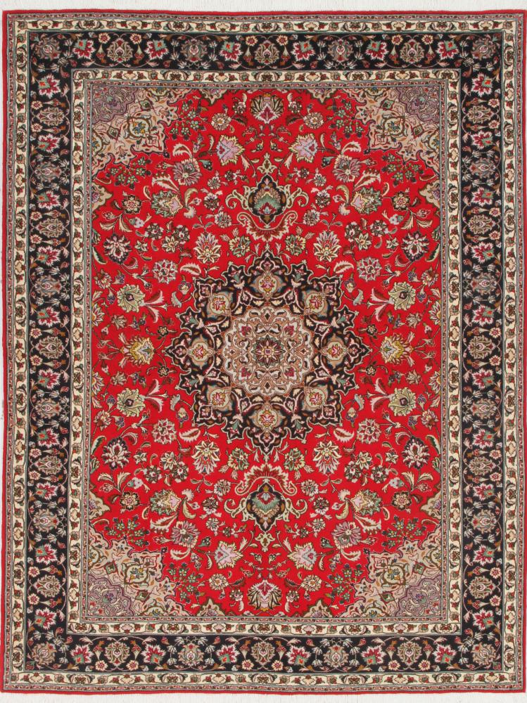 Persian Rug Tabriz 50Raj 6'5"x5'1" 6'5"x5'1", Persian Rug Knotted by hand