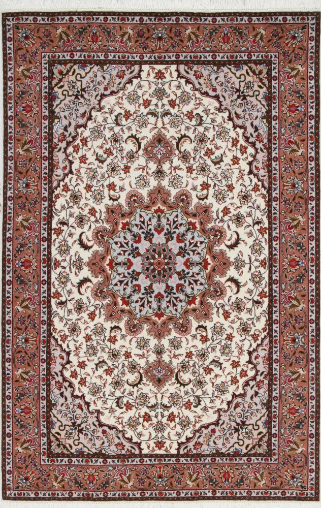 Covor persan Tabriz 50Raj 5'2"x3'5" 5'2"x3'5", Covor persan Lucrate de mână