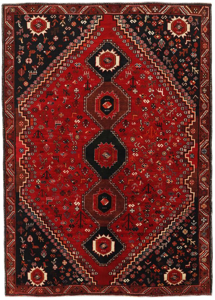 Tapis persan Shiraz 314x229 314x229, Tapis persan Noué à la main