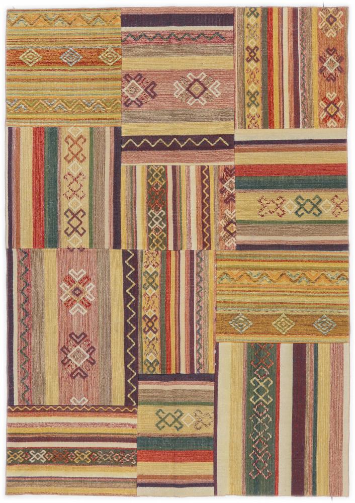 Tapete persa Kilim Fars 193x124 193x124, Tapete persa Tecido à mão