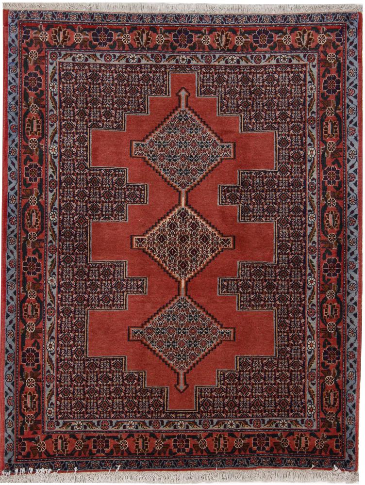 Persian Rug Sanandaj 5'3"x4'1" 5'3"x4'1", Persian Rug Knotted by hand