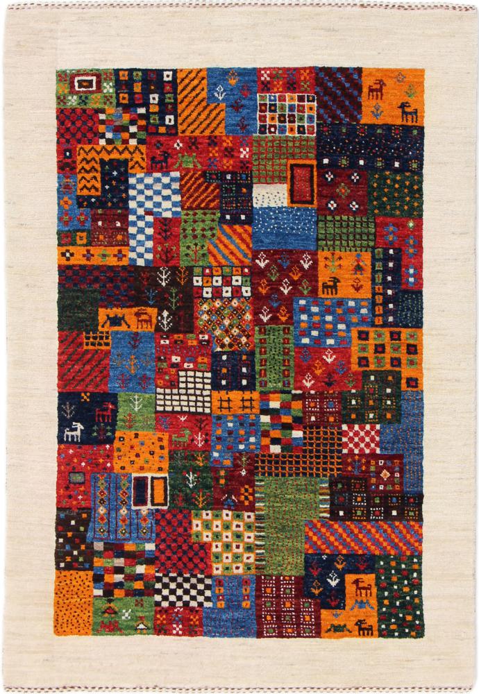  ペルシャ絨毯 ペルシャ ギャッベ ペルシャ ロリbaft Nowbaft 123x88 123x88,  ペルシャ絨毯 手織り