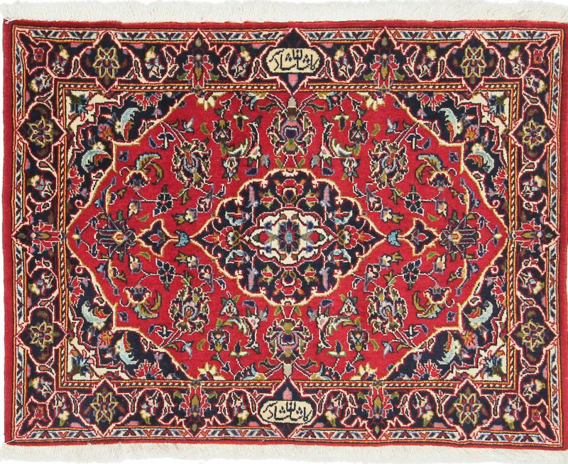  ペルシャ絨毯 カシャン Shad Sar 3'3"x2'3" 3'3"x2'3",  ペルシャ絨毯 手織り