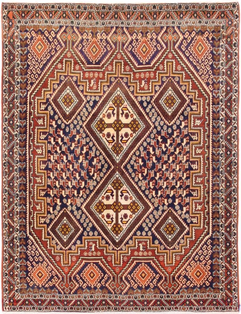 Perzisch tapijt Yalameh 201x151 201x151, Perzisch tapijt Handgeknoopte