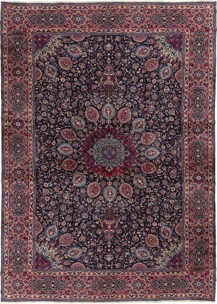 Persian Rug Mashad 15'9"x11'4" 15'9"x11'4", Persian Rug Knotted by hand