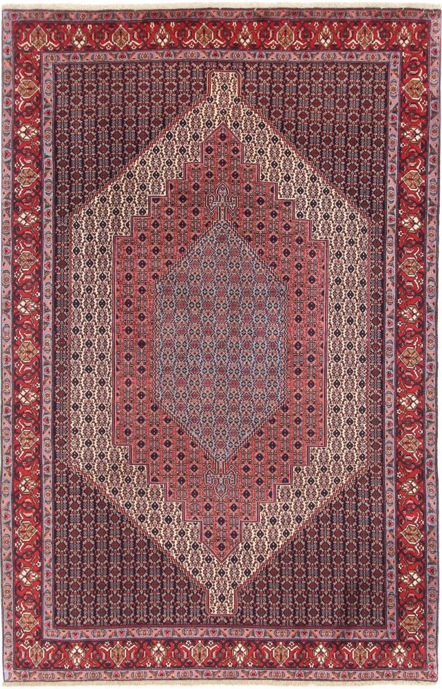 Tapis persan Sanandaj 301x199 301x199, Tapis persan Noué à la main