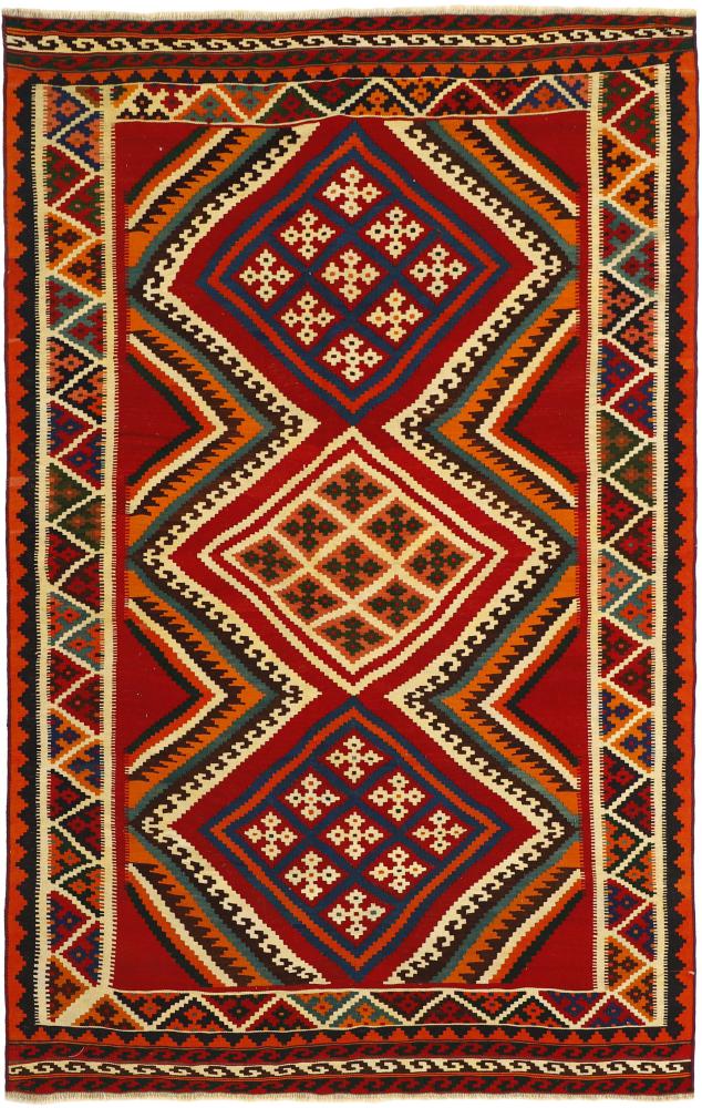 Tappeto persiano Kilim Fars Heritage 248x155 248x155, Tappeto persiano Tessuto a mano