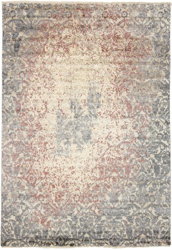 Indiaas tapijt Sadraa 8'1"x5'8" 8'1"x5'8", Perzisch tapijt Handgeknoopte