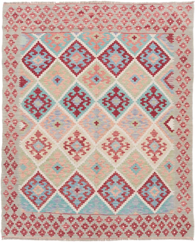 Tapis afghan Kilim Afghan 193x153 193x153, Tapis persan Tissé à la main