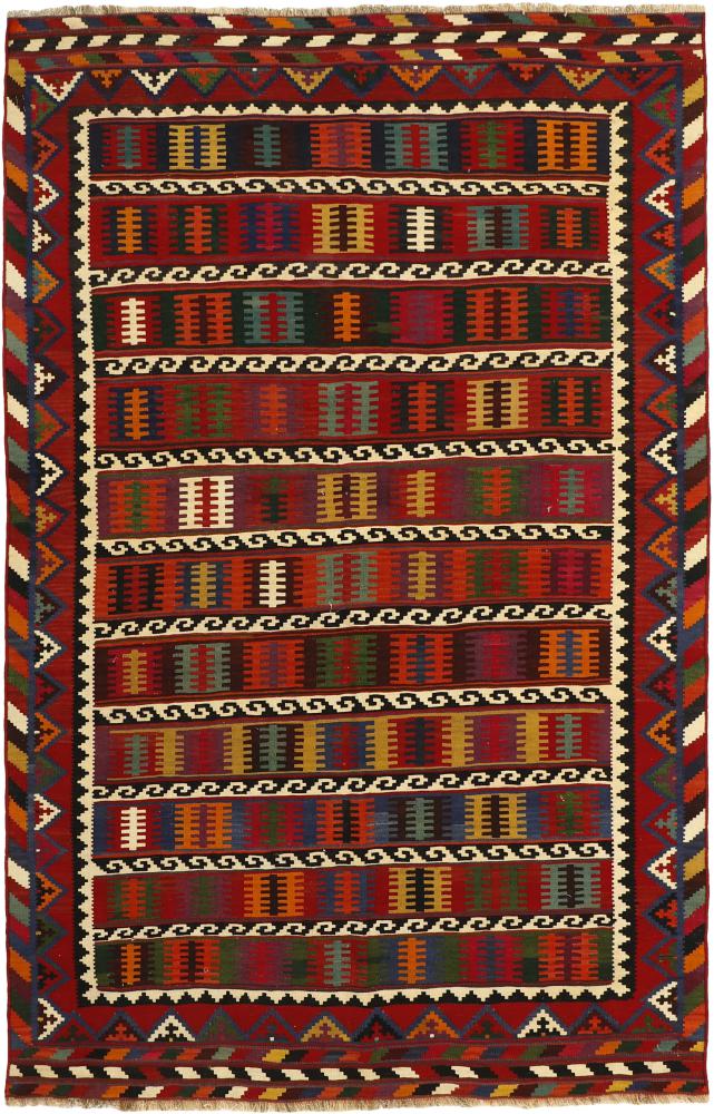 Persisk tæppe Kelim Fars Heritage 8'5"x5'5" 8'5"x5'5", Persisk tæppe Håndvævet
