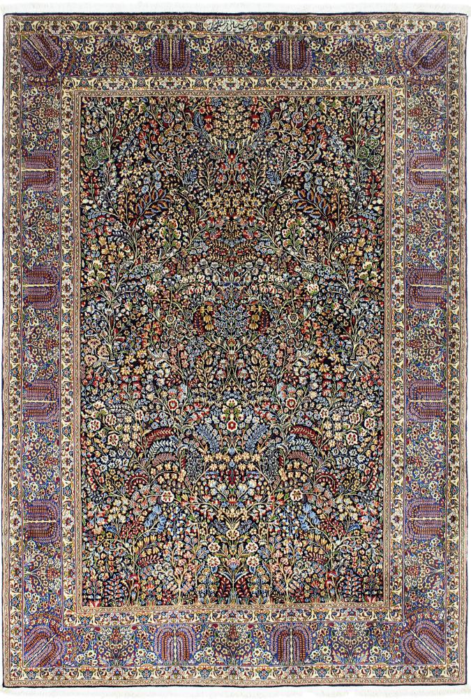 Περσικό χαλί Kerman Rafsanjan Sherkat 293x197 293x197, Περσικό χαλί Οι κόμποι έγιναν με το χέρι