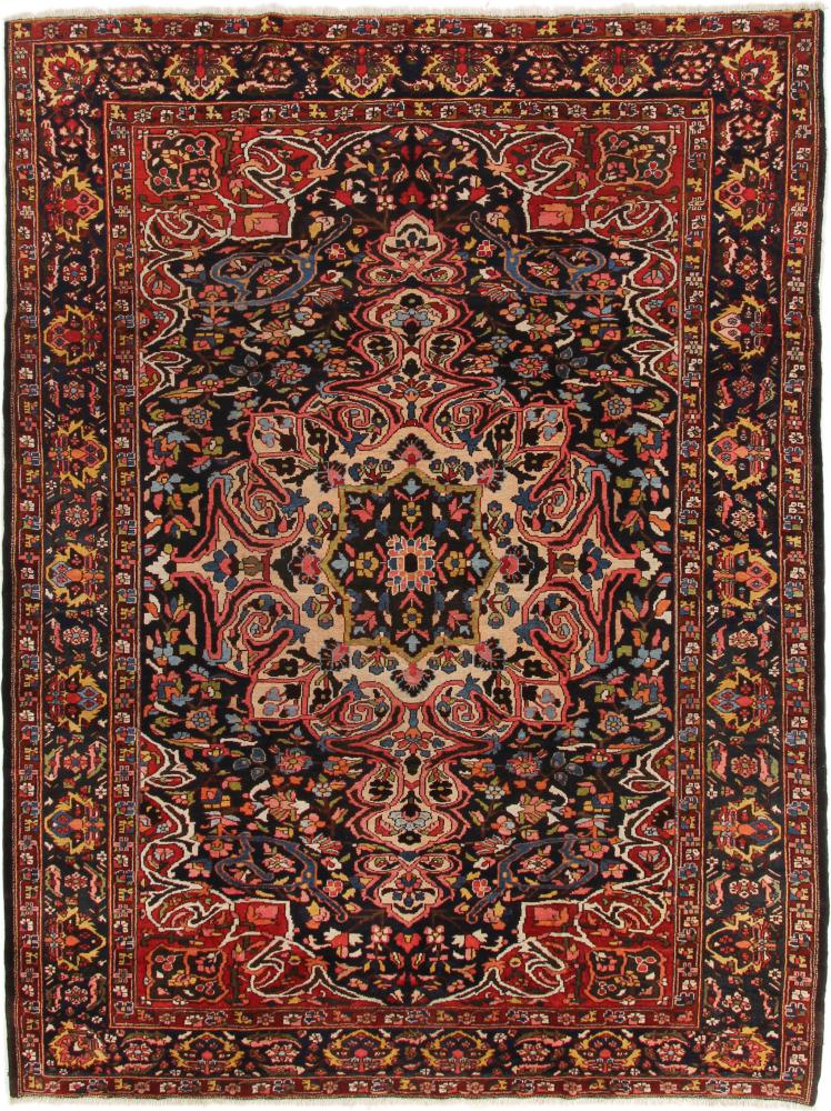 Perzisch tapijt Bakhtiari Antiek 341x254 341x254, Perzisch tapijt Handgeknoopte