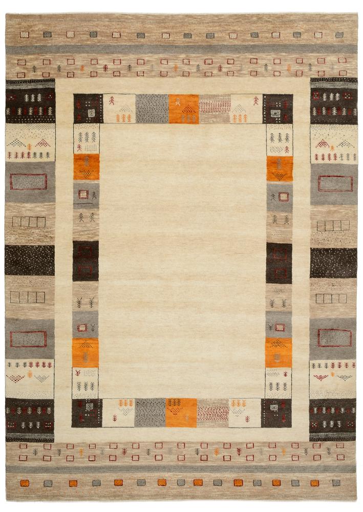 インドのカーペット ギャッベ ペルシャ ロリbaft Design 9'3"x6'7" 9'3"x6'7",  ペルシャ絨毯 手織り
