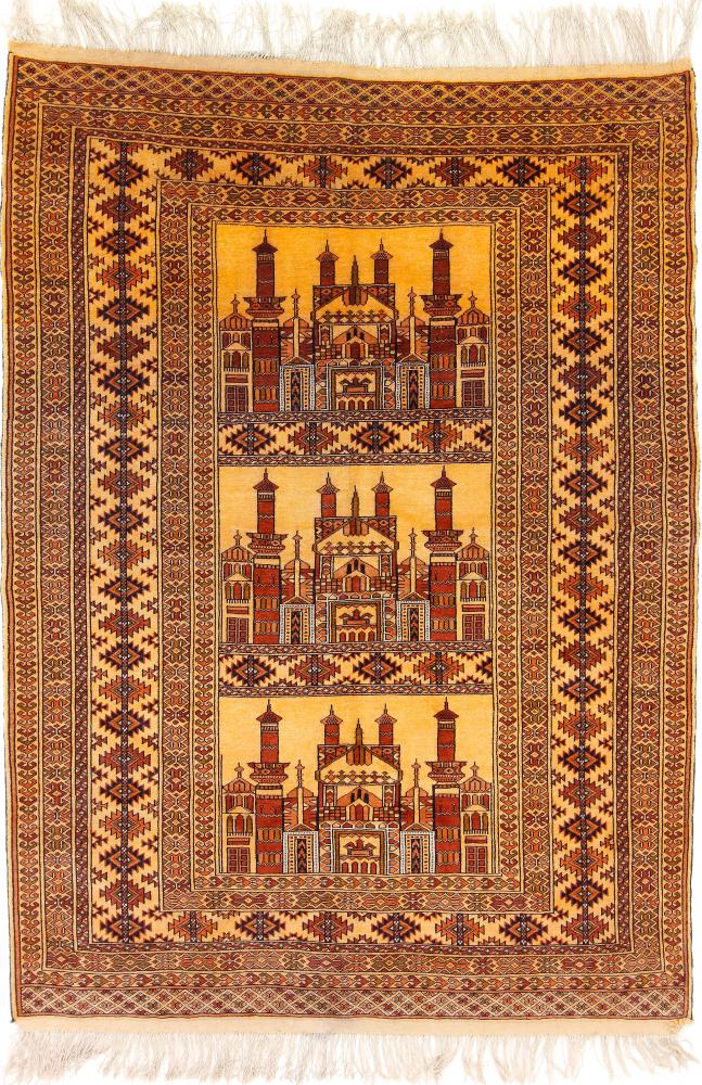 Περσικό χαλί Turkaman 5'10"x4'4" 5'10"x4'4", Περσικό χαλί Οι κόμποι έγιναν με το χέρι