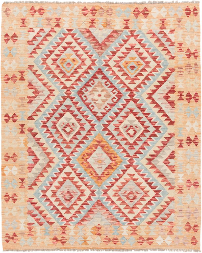 Alfombra afgana Kilim Afghan 6'2"x5'1" 6'2"x5'1", Alfombra persa Tejido a mano