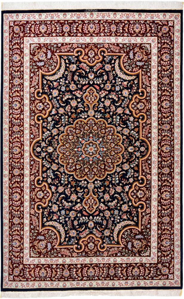 Persian Rug Qum Silk 205x133 205x133, Persian Rug Knotted by hand