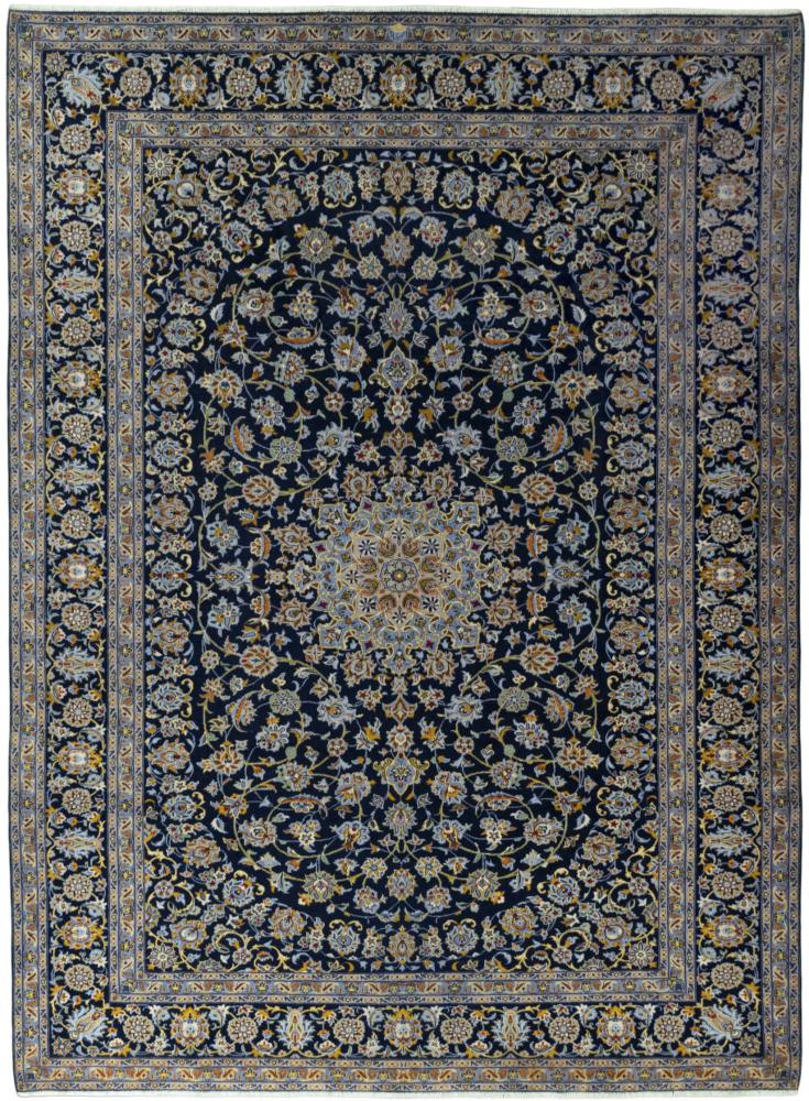 Tapis persan Kashan 417x304 417x304, Tapis persan Noué à la main