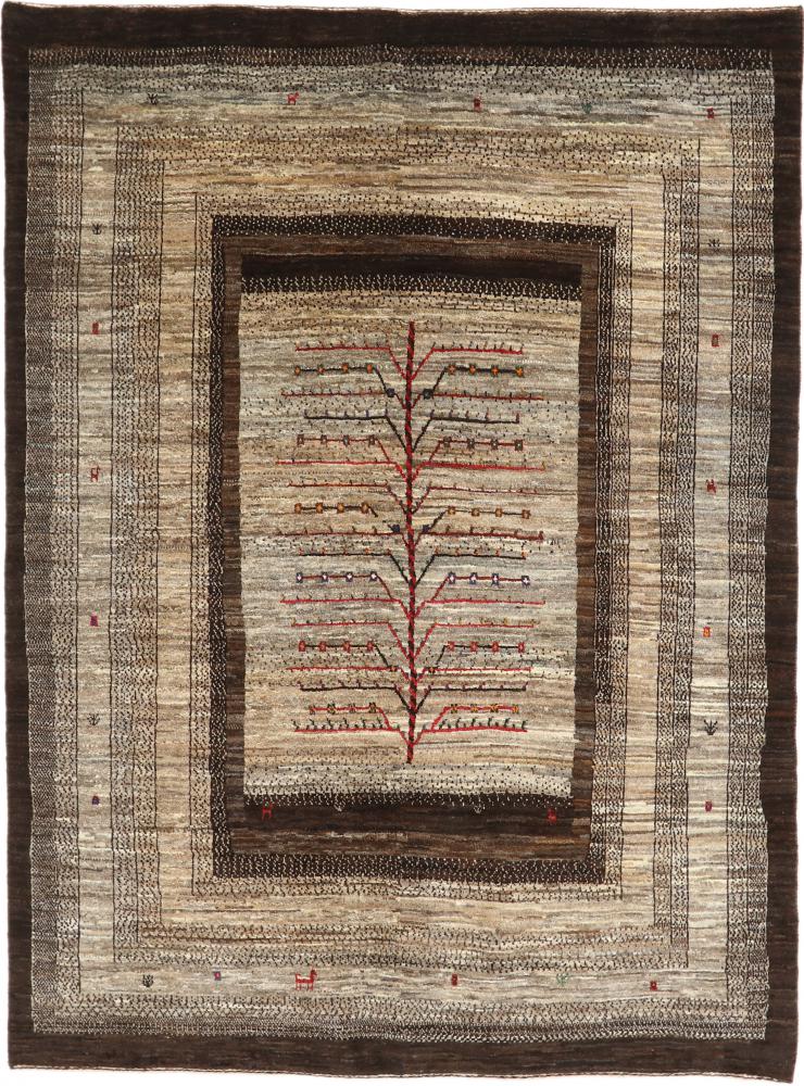 Tapis persan Persan Gabbeh Loribaft Nature 200x150 200x150, Tapis persan Noué à la main