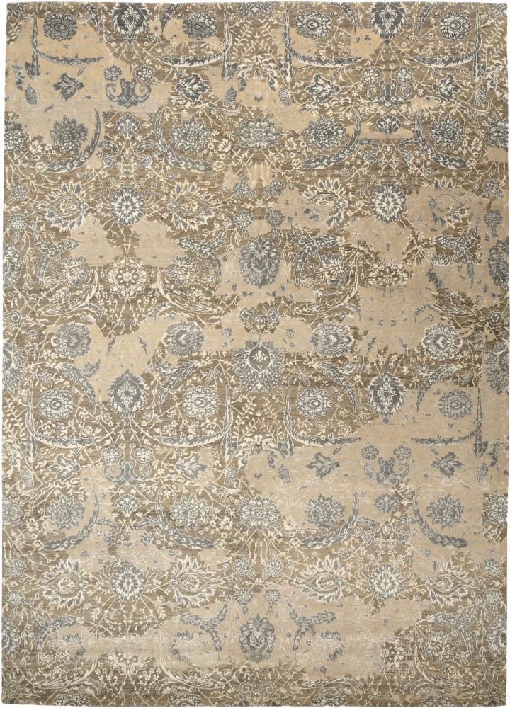 Indo rug Sadraa 11'8"x8'4" 11'8"x8'4", Persian Rug Knotted by hand