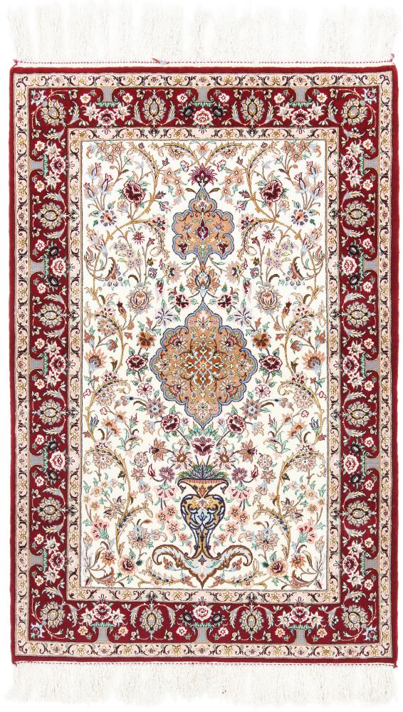 Persisk tæppe Isfahan Silketrend 164x107 164x107, Persisk tæppe Knyttet i hånden