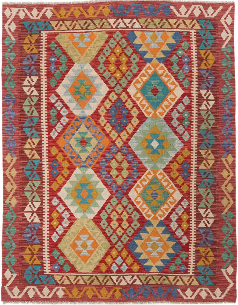 Tapete afegão Kilim Afegão 196x157 196x157, Tapete persa Tecido à mão