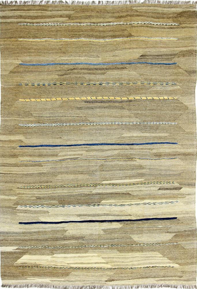 Tapis persan Kilim Fars Nimbaft 292x207 292x207, Tapis persan Tissé à la main