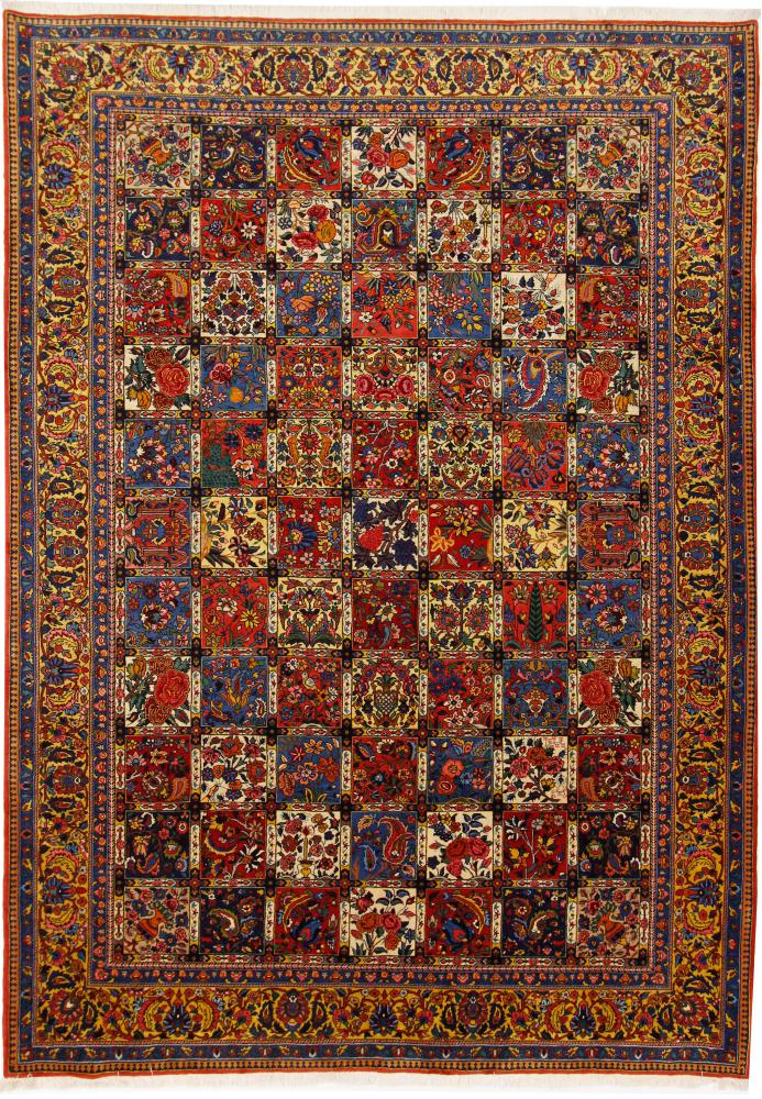 Persialainen matto Bakhtiar Vanha 296x212 296x212, Persialainen matto Solmittu käsin