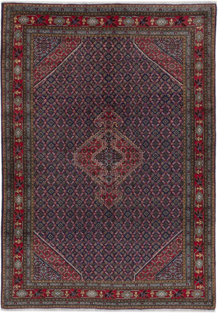 Tapis persan Ardabil 9'5"x6'6" 9'5"x6'6", Tapis persan Noué à la main