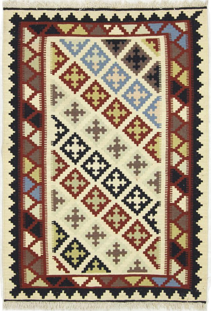  ペルシャ絨毯 キリム Fars 145x99 145x99,  ペルシャ絨毯 手織り