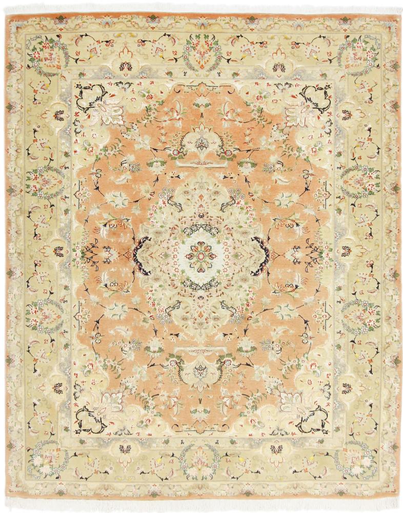 Persian Rug Tabriz 6'2"x5'1" 6'2"x5'1", Persian Rug Knotted by hand
