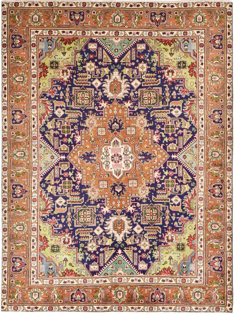 Persian Rug Tabriz 9'3"x6'11" 9'3"x6'11", Persian Rug Knotted by hand