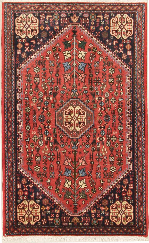 Tapis persan Abadeh 3'5"x2'2" 3'5"x2'2", Tapis persan Noué à la main