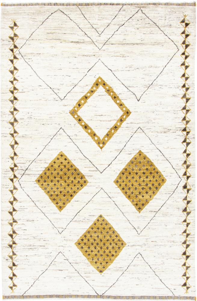 Afganistan-matto Berber Design 304x200 304x200, Persialainen matto Solmittu käsin
