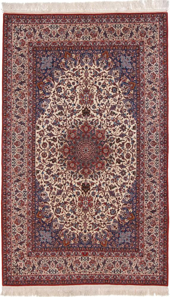 Persisk tæppe Isfahan Silketrend 246x152 246x152, Persisk tæppe Knyttet i hånden