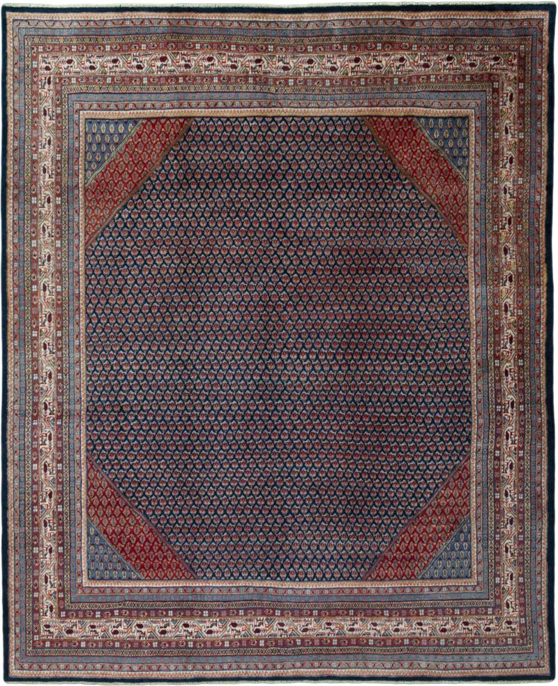 ペルシャ絨毯 サルーク 10'2"x8'4" 10'2"x8'4",  ペルシャ絨毯 手織り