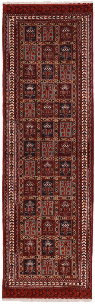 Tapis persan Turkaman 291x82 291x82, Tapis persan Noué à la main