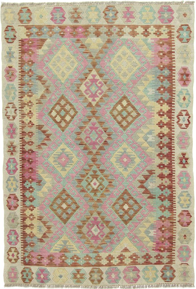 アフガンカーペット キリム アフガン Heritage 5'11"x4'1" 5'11"x4'1",  ペルシャ絨毯 手織り