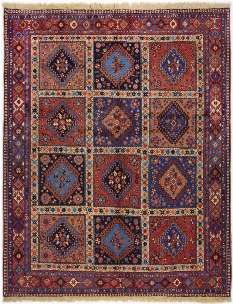Perzisch tapijt Yalameh Alt 6'4"x4'11" 6'4"x4'11", Perzisch tapijt Handgeknoopte