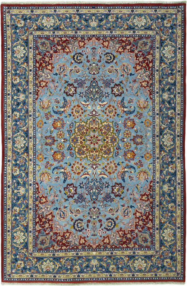 Tapete persa Isfahan 5'5"x3'6" 5'5"x3'6", Tapete persa Atado à mão