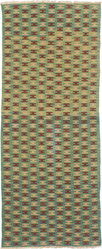 Persian Rug Kilim Fars 6'5"x2'8" 6'5"x2'8", Persian Rug Woven by hand