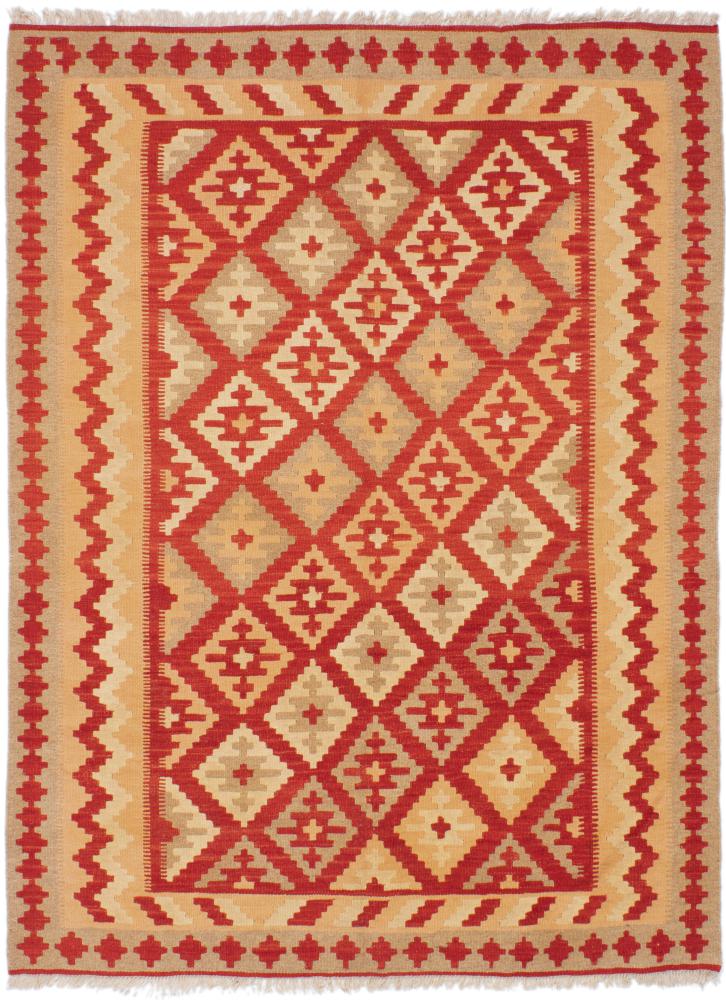 Persisk tæppe Kelim Fars 207x153 207x153, Persisk tæppe Håndvævet