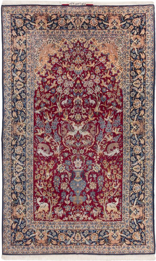 Persisk tæppe Isfahan 250x147 250x147, Persisk tæppe Knyttet i hånden