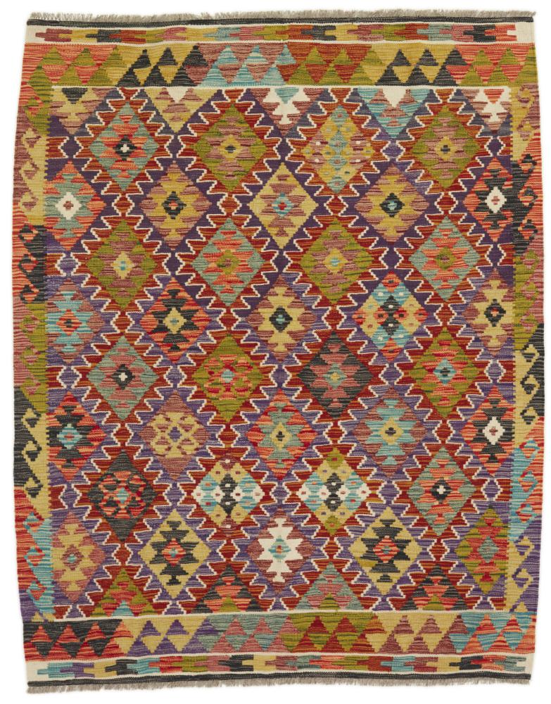 Afghanska mattan Kilim Afghan 194x153 194x153, Persisk matta handvävd 