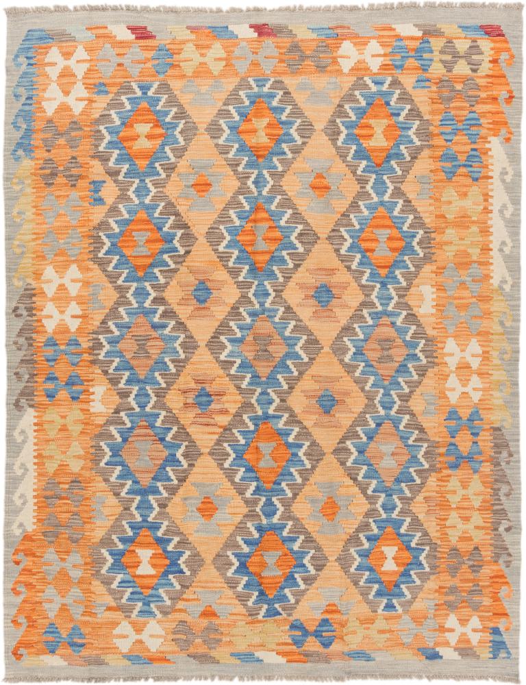 Afghaans tapijt Kilim Afghan 195x153 195x153, Perzisch tapijt Handgeweven