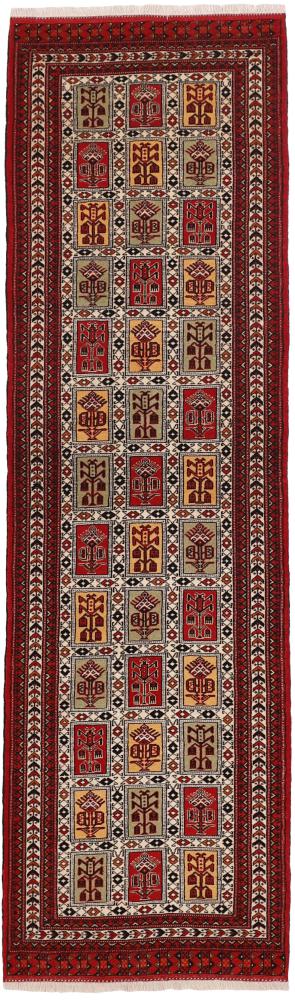 Perzsa szőnyeg Turkaman 9'6"x2'9" 9'6"x2'9", Perzsa szőnyeg Kézzel csomózva