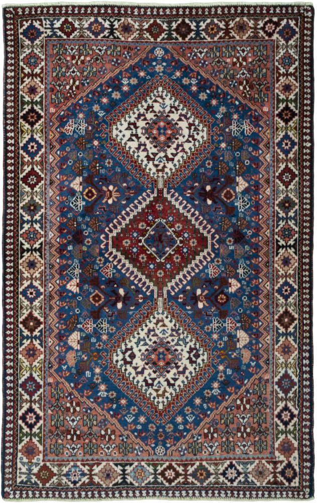 Tapis persan Yalameh 137x83 137x83, Tapis persan Noué à la main