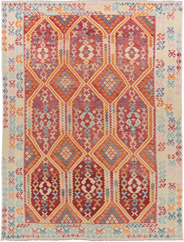Afghanischer Teppich Kelim Afghan 398x301 398x301, Perserteppich Handgewebt